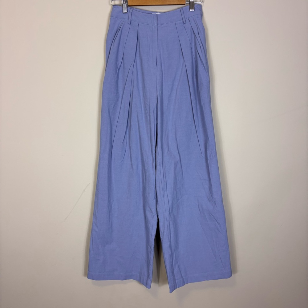 New Sovere Studio Ice Blue Wide-Leg Dress Revel Pants Women’s Small